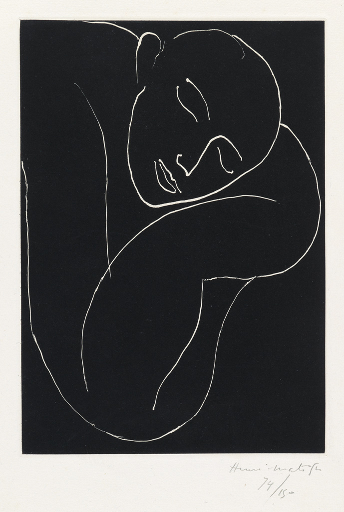 Appraisal: HENRI MATISSE L'Homme endormi Aquatint x mm x inches full