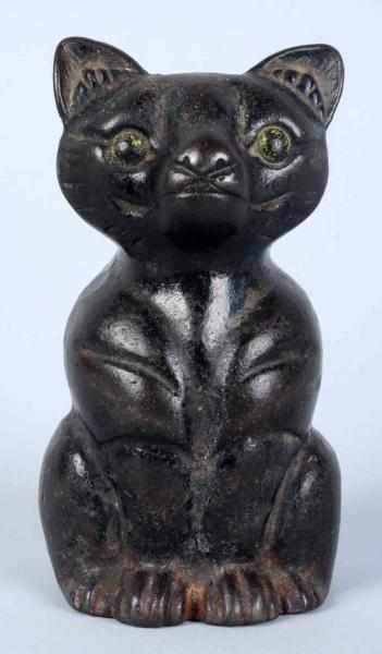 Appraisal: Cast Iron Cat Doorstop Fat cat made by Judd Company