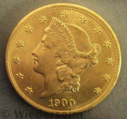 Appraisal: Double Eagle twenty-dollar gold Piece BU