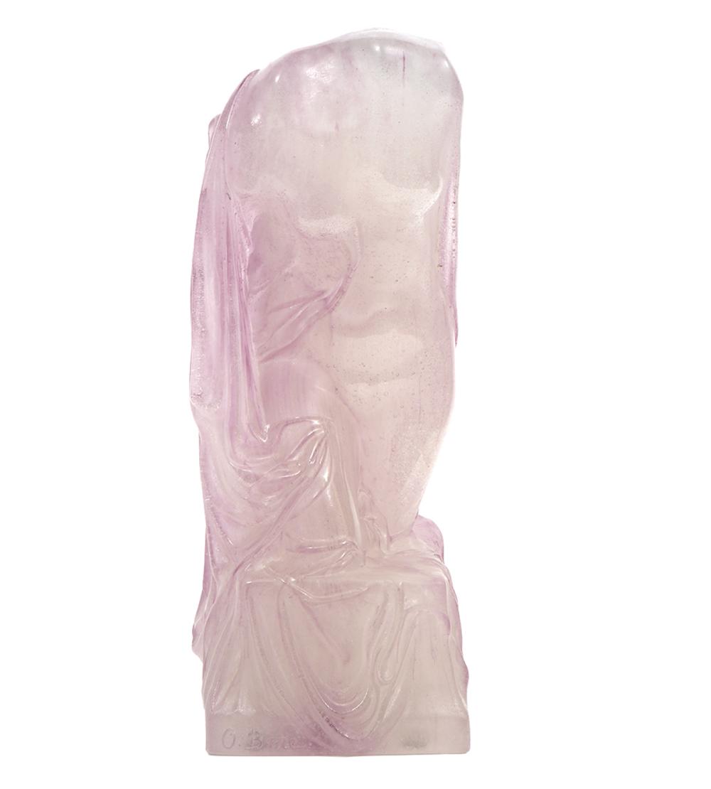 Appraisal: DAUM PATE DE VERRE ART GLASS 'APHRODITE'Daum pate de verre