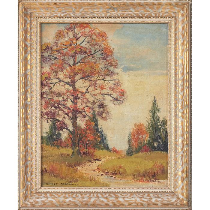 Appraisal: Ernest T Fredericks American - ''Landscape '' c oil on