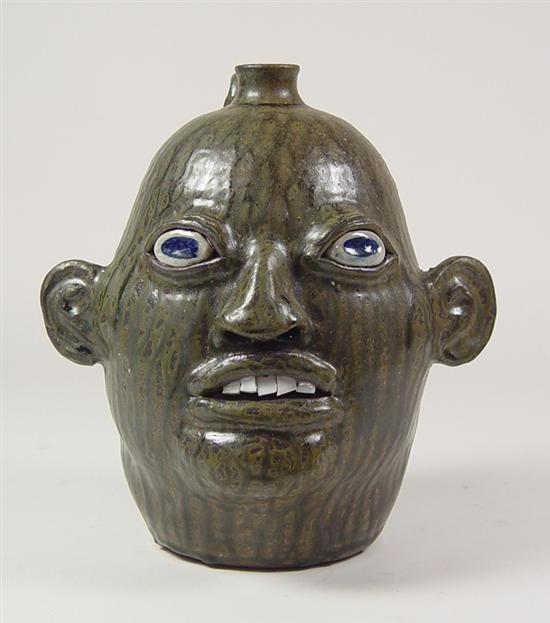 Appraisal: Face Jug by Matthew Hewell Late th to early st