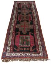 Appraisal: A th Century Kazak Runner Five geometric medallions on a