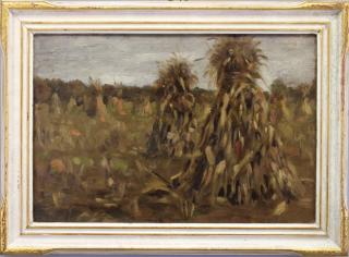 Appraisal: Robert John Wickenden - Oil on canvas landscape painting Signed