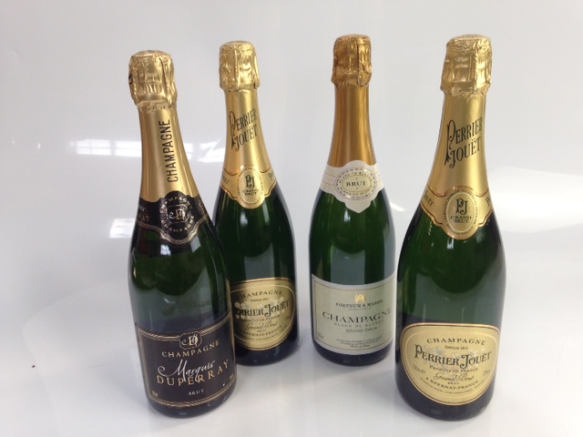 Appraisal: Four bottles of Champagne