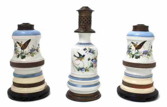 Appraisal: A Pair of Continental Ceramic Canisters each of baluster form