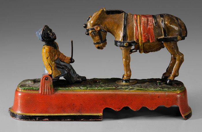 Appraisal: Spise A Mule Mechanical Bank American late th century kicking