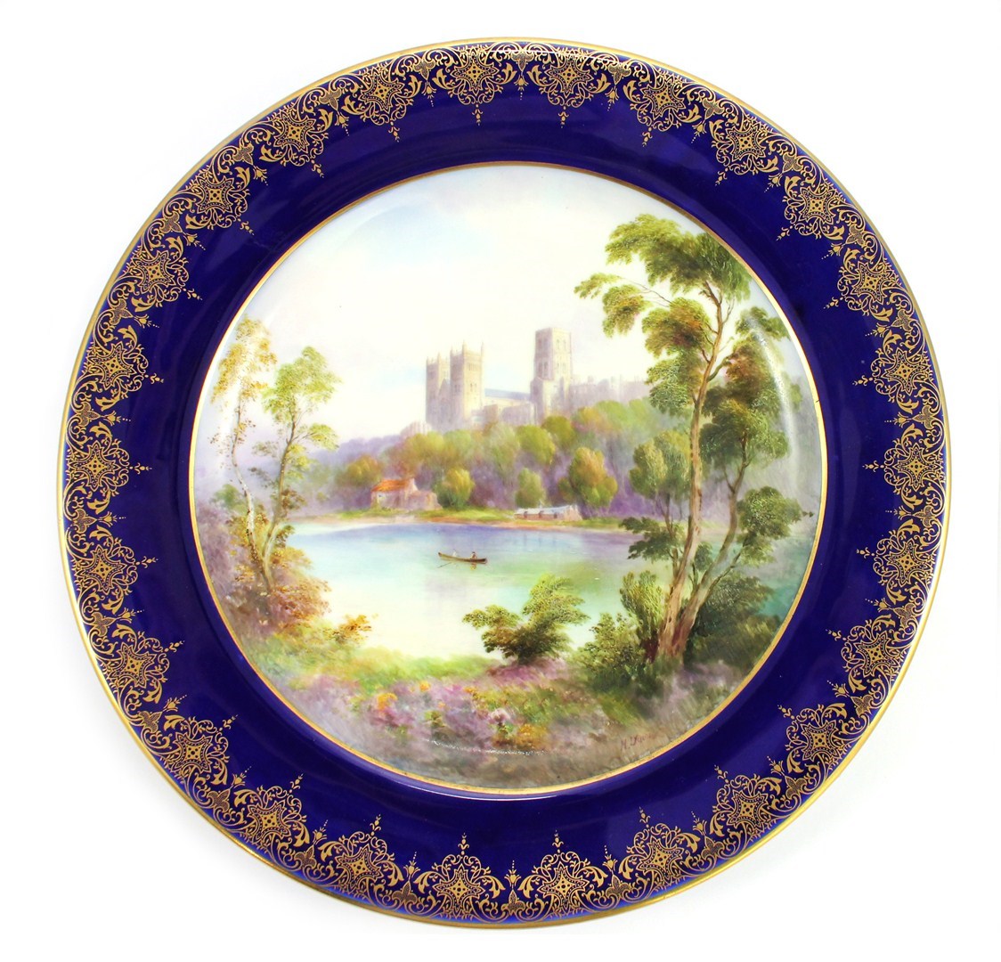 Appraisal: A Royal Worcester plate circa painted by Harry Davis signed