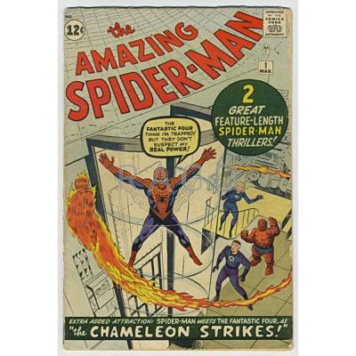 Appraisal: THE AMAZING SPIDER-MAN COMIC Spider-man vs Chameleon G VG condition