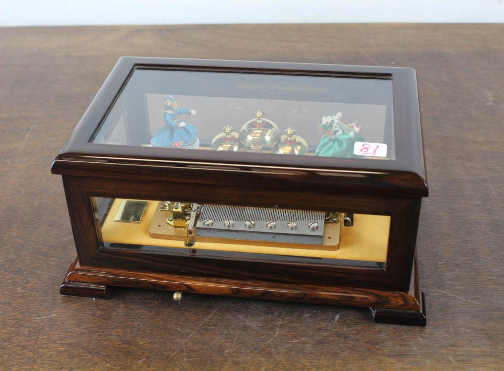 Appraisal: MODERN SWISS CYLINDER MUSIC BOX Reuge Music Box Co Sainte-Croix