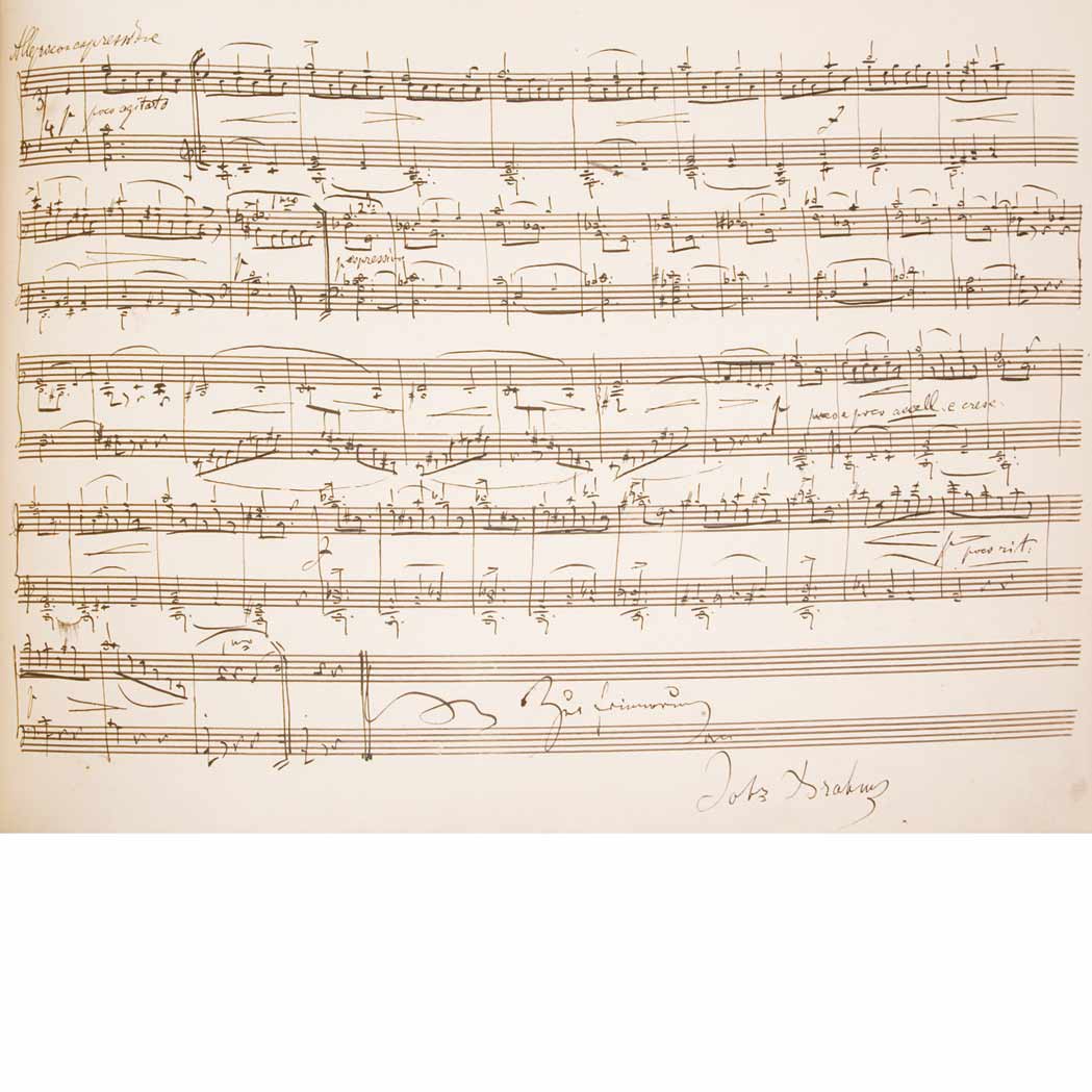 Appraisal: MANUSCRIPT-MUSIC Album Amicorum of Arnold Wehner the Director of Music