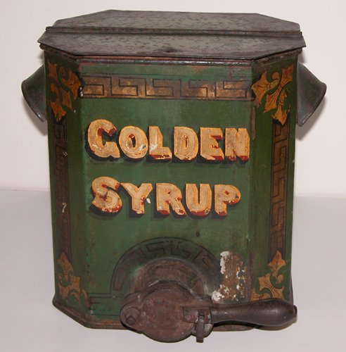 Appraisal: Artist Golden Syrup Manufacturer Title Maple Syrup container and dispenser