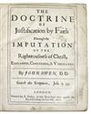 Appraisal: OWEN JOHN The Doctrine of Justification by Faith through the