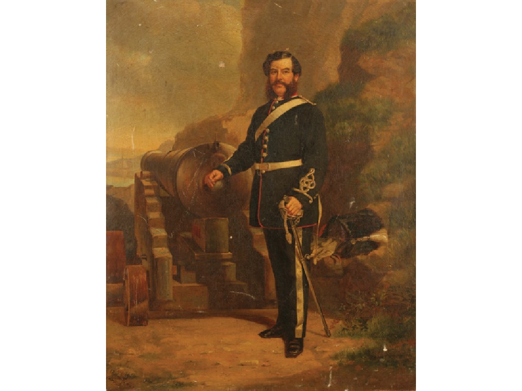 Appraisal: C H HART A full length portrait of an officer