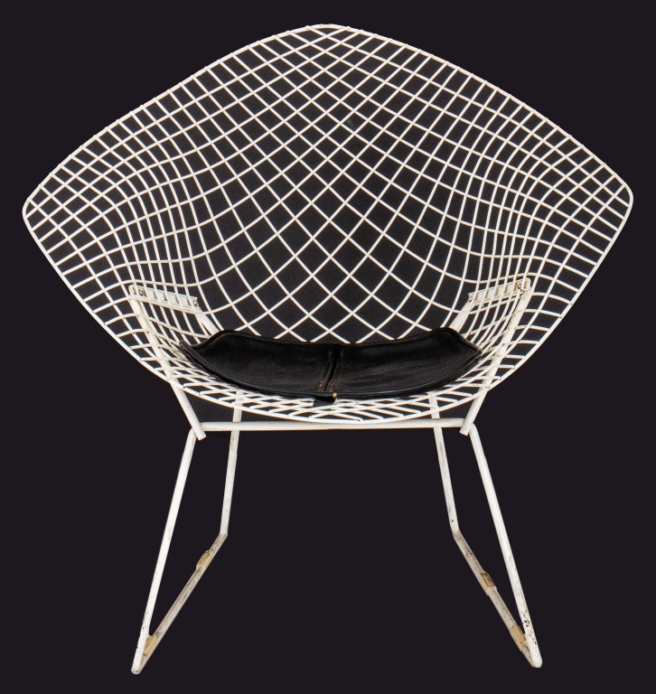 Appraisal: HARRY BERTOIA DIAMOND CHAIR FOR KNOLL Mid-Century Modern Harry Bertoia