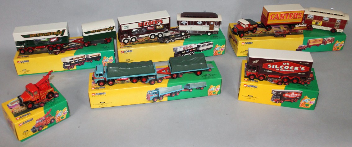 Appraisal: A quantity of Corgi Classics Showmans Range die-cast vehicles all