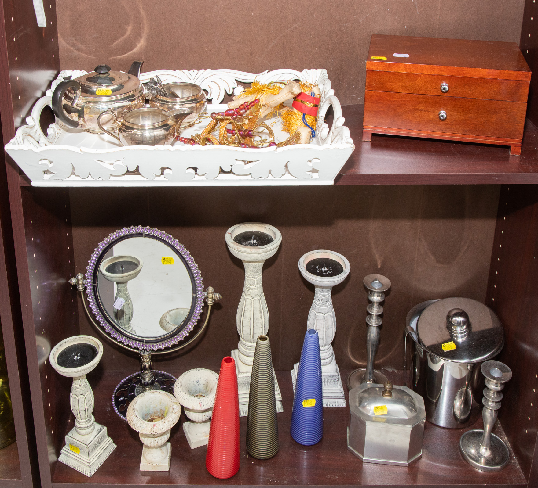 Appraisal: ASSORTMENT OF DECORATIVE USEFUL ITEMS Including a Walker Hall Sheffield