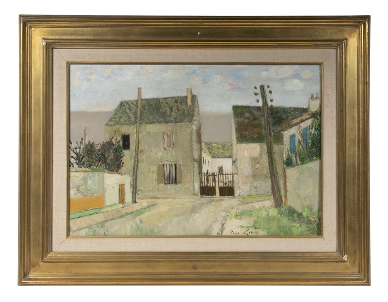 Appraisal: RENE CENIS TH C FRANCE Annet sur Marne oil on