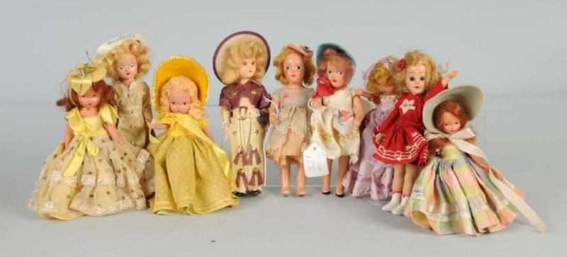 Appraisal: Lot of Costume Dolls Description Bisque Nancy Ann Storybook Dolls