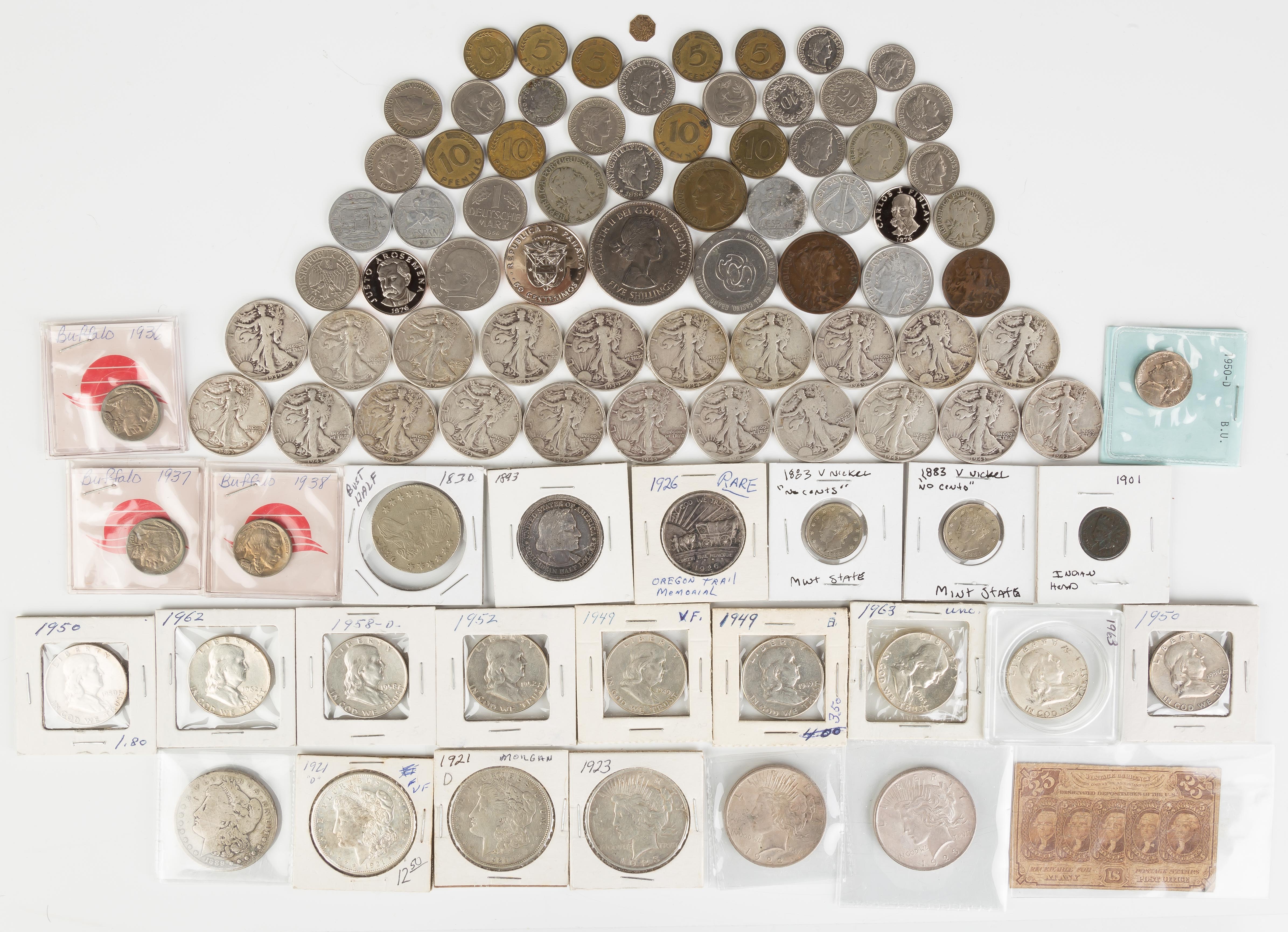 Appraisal: Estate Coin Collection Including CC Morgan dollar key date