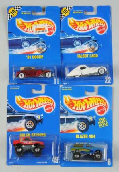 Appraisal: Lot of Mattel Hot Wheels Blue Card Vehicles Description Includes