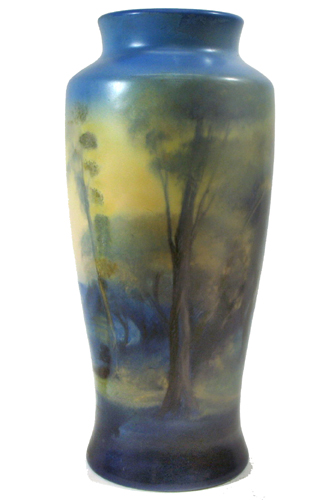 Appraisal: AN AMERICAN ROOKWOOD VELLUM ART POTTERY VASE monogrammed by the