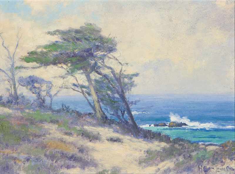 Appraisal: William Louis Otte - Santa Barbara CA West Wind Carmel