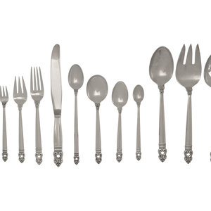 Appraisal: An American Silver Flatware Service International Silver Co Meriden CT