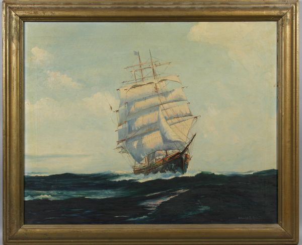 Appraisal: Olivier E Albertson American th Century marine scene o c