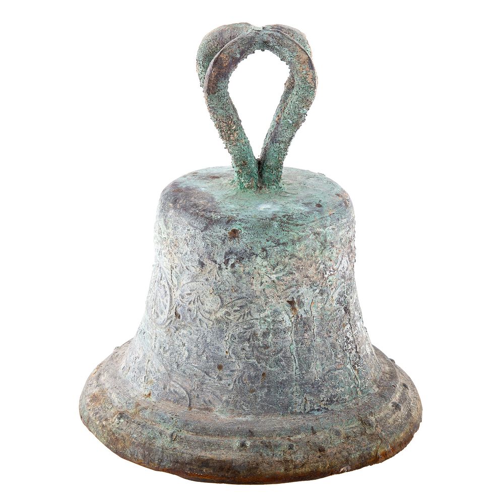 Appraisal: Sino Tibetan Bronze Temple Bell th century in H in