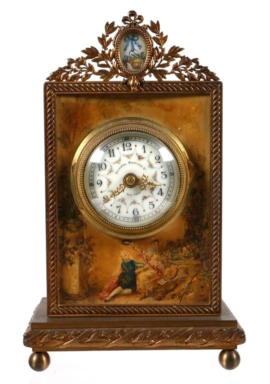 Appraisal: Ovington Brothers Co New York carriage or desk clock Movement