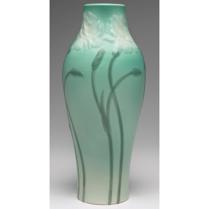 Appraisal: Unusual Rookwood vase large and rare shape covered in a