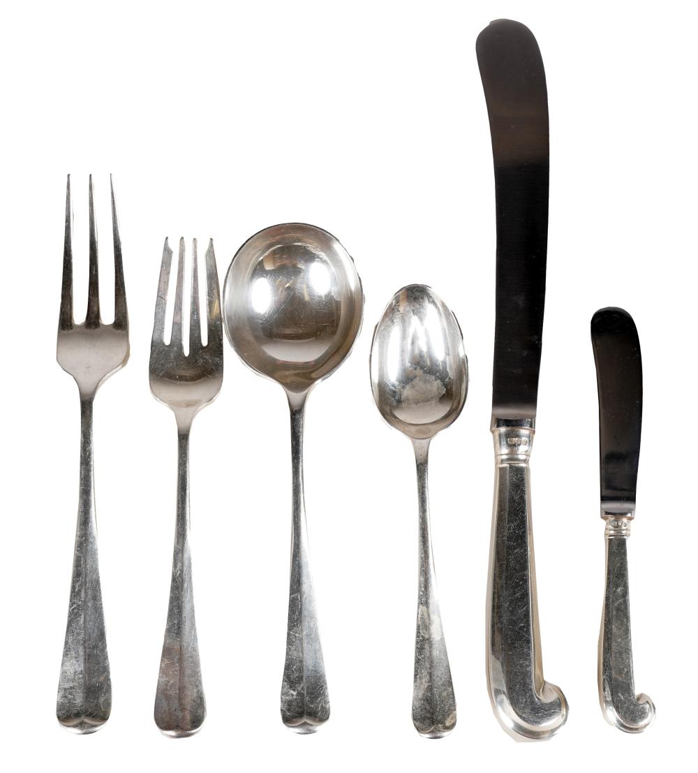 Appraisal: TIFFANY CO RAT TAIL STERLING FLATWARE SERVICEcomprising eight dinner knives