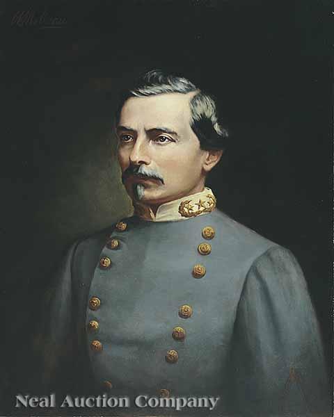 Appraisal: Andres Molinary American New Orleans - Portrait of Confederate General