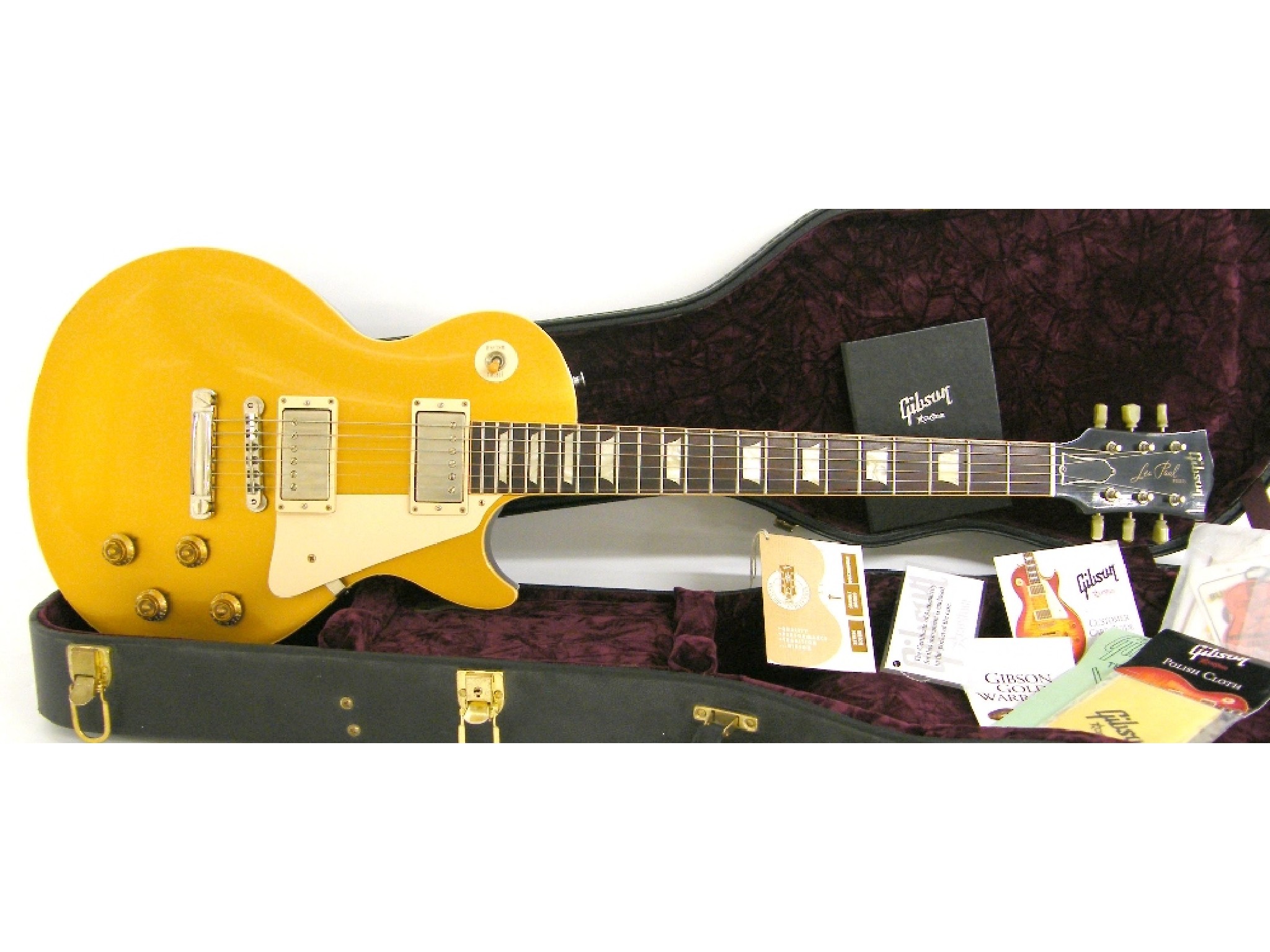 Appraisal: Gibson Custom Shop R re-issue Les Paul gold top electric