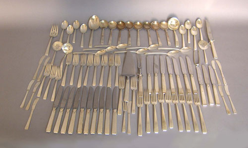 Appraisal: Towle sterling silver flatware service in the Old Lace pattern