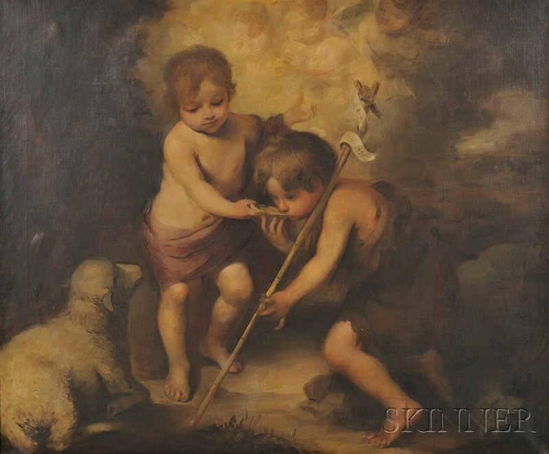 Appraisal: After Bartolom Esteban Murillo Spanish - Children with a Shell