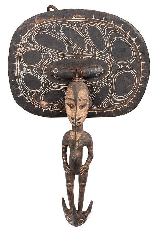 Appraisal: Hanging Oceanic Figural Carving probably Papua New Guinea th century