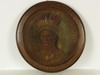 Appraisal: ADVERTISEMENT - th C turned walnut plaque for A W