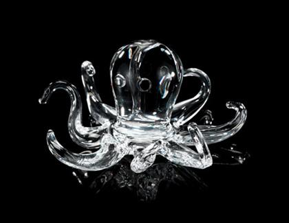 Appraisal: Steuben glass figure of an octopus designed by taf lebel