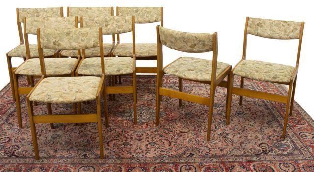 Appraisal: lot of Danish mid-century modern dining chairs c s teak