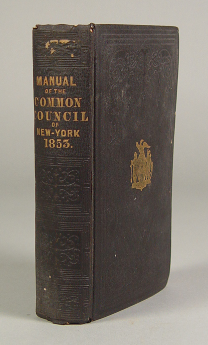 Appraisal: Book Manual of the Corporation of the City of New