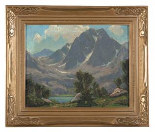 Appraisal: Leland Curtis ''Sierra Peaks'' signed lower right Leland S Curtis