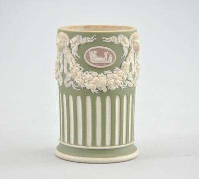 Appraisal: A Wedgwood Jasperware Jar England ca th Century Of cylindrical