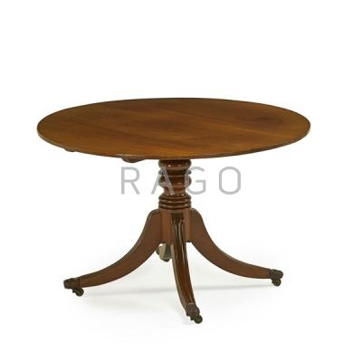 Appraisal: REGENCY ENGLISH BREAKFAST TABLE Condition Report