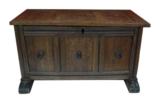 Appraisal: Connecticut River Valley form chest with heavy alterations oak with