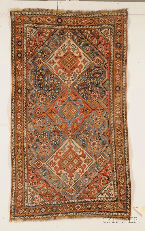 Appraisal: Qashqai Rug Southwest Persia last quarter th century minor wear