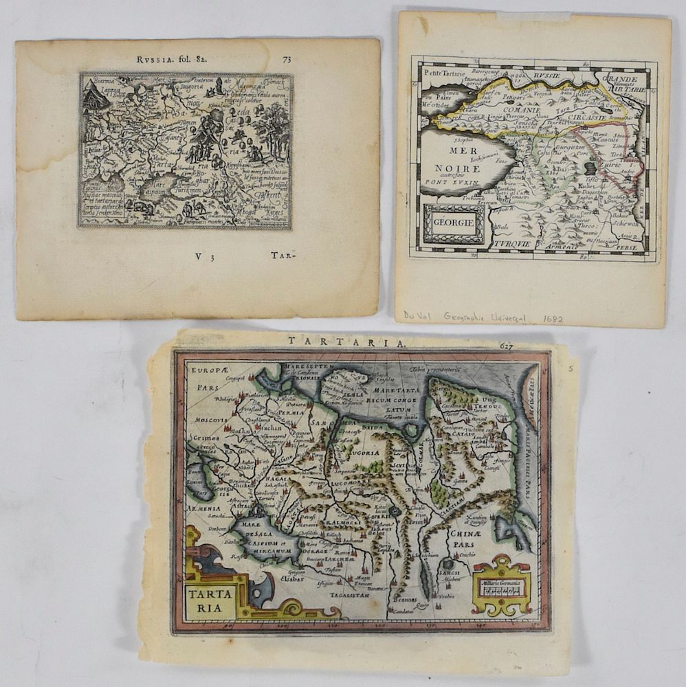 Appraisal: Group of Maps of Russia Group of six maps of