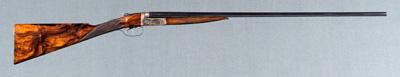 Appraisal: George Bates ga shotgun in double barrels with ejectors mirror