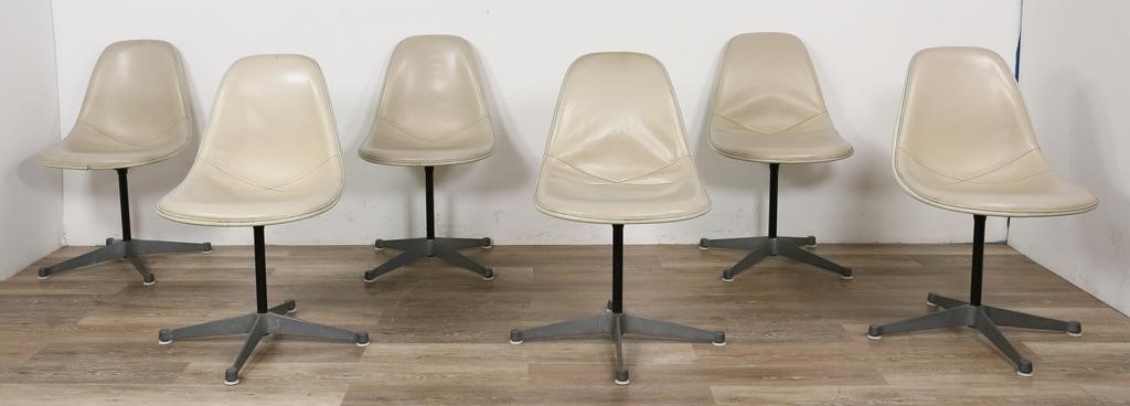 Appraisal: EAMES SWIVEL SIDE CHAIRS FOR HERMAN MILLERCharles Eames American Missouri